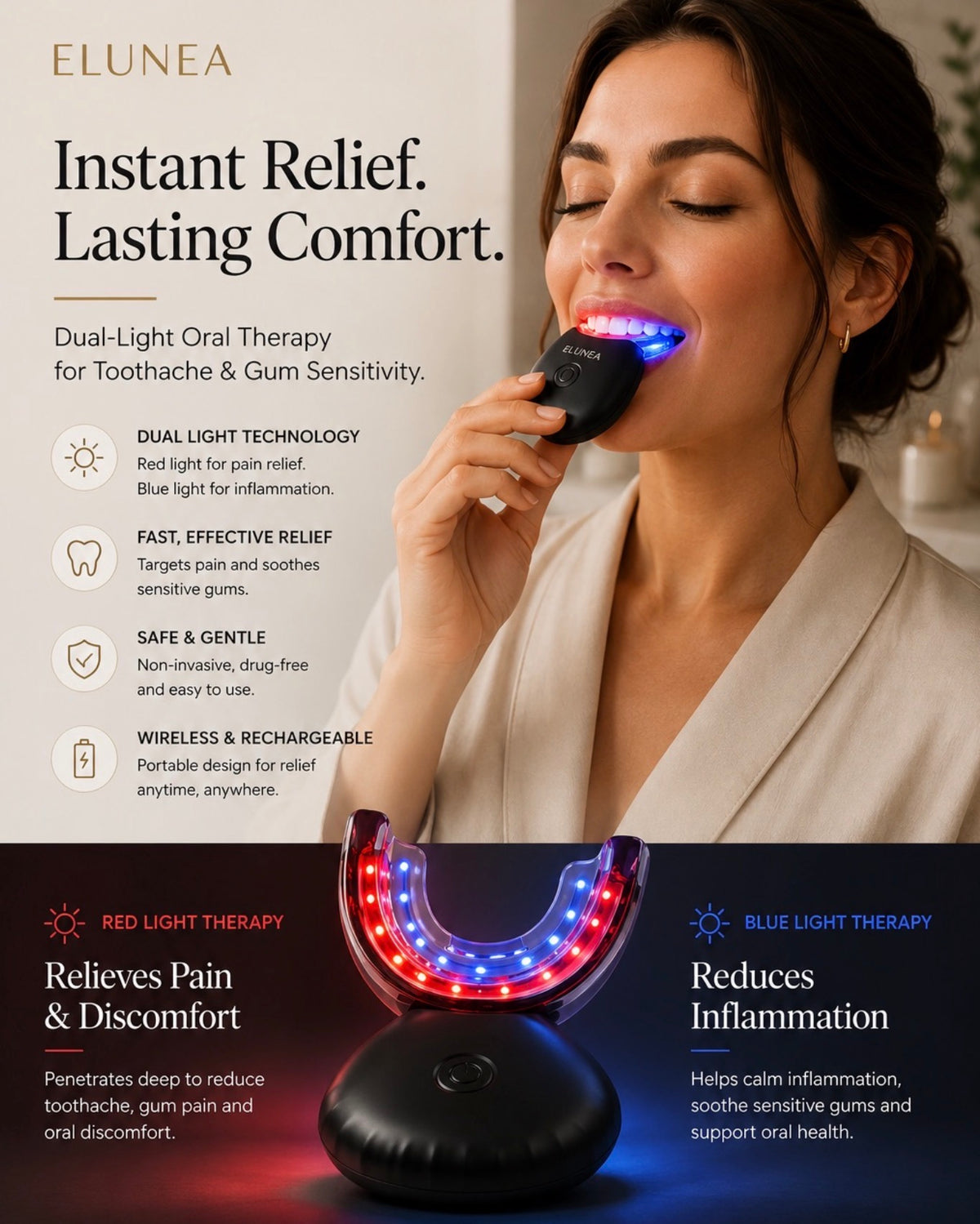 OralGlow Light Therapy Device